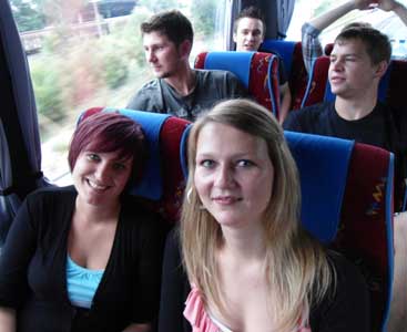 Im Bus nach Bad Wimsbach 2011