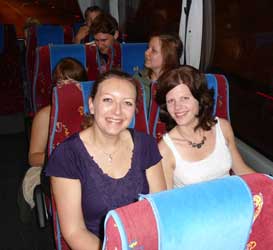Im Bus nach Bad Wimsbach 2011